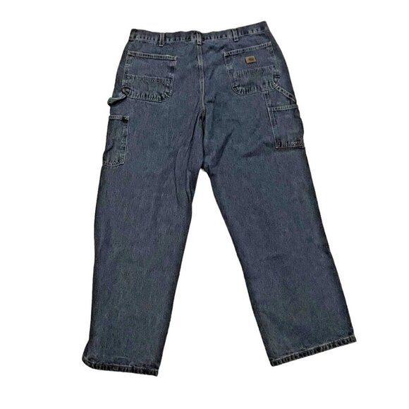 Carhartt Mens Carpenter Denim Jeans Original Dungaree Fit #14806 Pants 40x30 - Picture 9 of 16